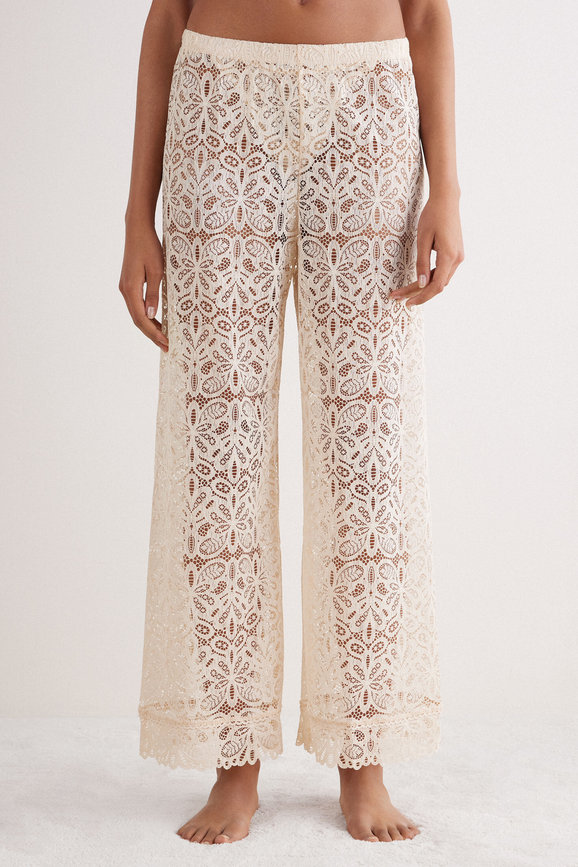 Italian Riviera Full Length Lace Pants - Intimissimi | Intimissimi (US)