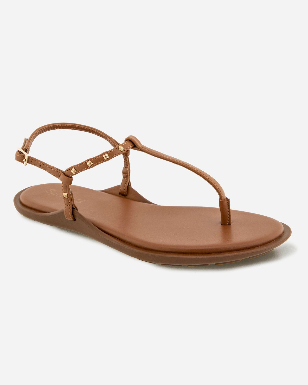 Splendid - Asher Studded Sandal in Caramel - Caramel | Splendid