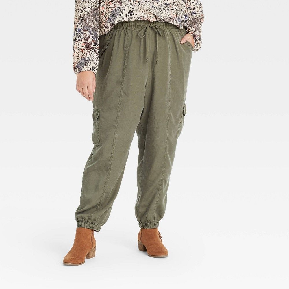 Women's Plus Size Cargo Jogger Pants - Knox Rose™ | Target