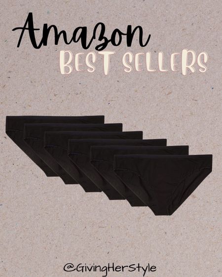 Amazon best sellers! Pack of black underwear 

Amazon favorites, amazon best sellers, underwear, panties, found it on amazon 

#LTKfindsunder50 #LTKmidsize #LTKtravel