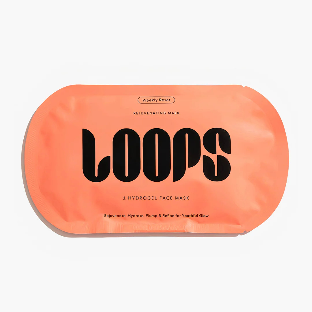LOOPS Weekly Reset | Rejuvenating, Award Winning Hydrogel Face Mask | Loops Beauty