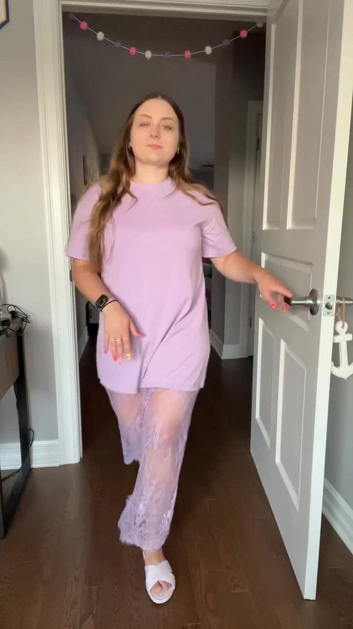 The oversized tee dress you’ve been seeing everywhere is finally in my closet... and I’m obsessed (not just because it’s purple)!!! 💜

This oversized T-shirt maxi dress is the perfect mix of comfy and trendy with its stunning sheer lace hem. It’s lightweight, flattering, and so easy to style with sneakers, sandals, or boots for everything from errands to vacation or concerts! 🙌🏻

I’m wearing a size Medium for an effortless oversized fit, and the color is even prettier in person! If you’re looking for an easy outfit that looks put together with minimal effort, THIS is it.

📲 Comment “DRESS” and I’ll send the link for it to your DMs!

#tshirtdress #OversizedDress #PurpleDress #SummerStyle #CasualChic