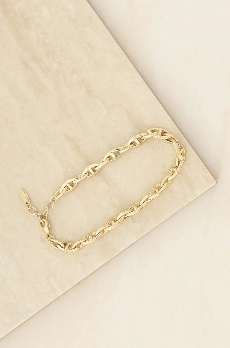 Lady Link 18k Gold Plated Anklet | Ettika