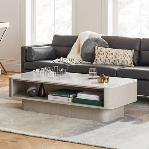 Panorama Marble Coffee Table (52") | West Elm (US)