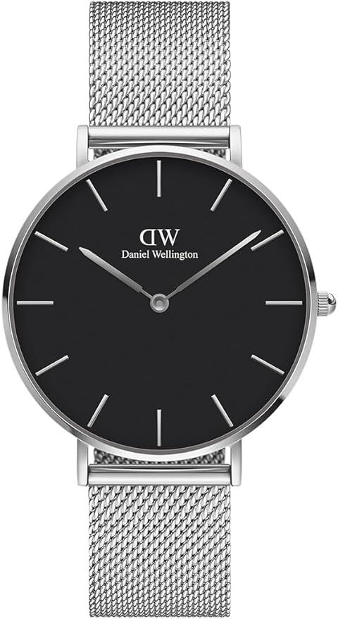 Daniel Wellington Petite Sterling Watch, Silver Mesh Bracelet | Amazon (US)