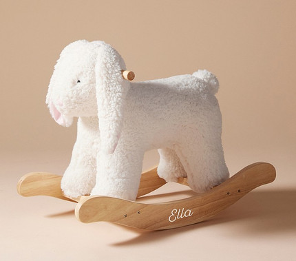 Click for more info about Sherpa Bunny Plush Rocker
