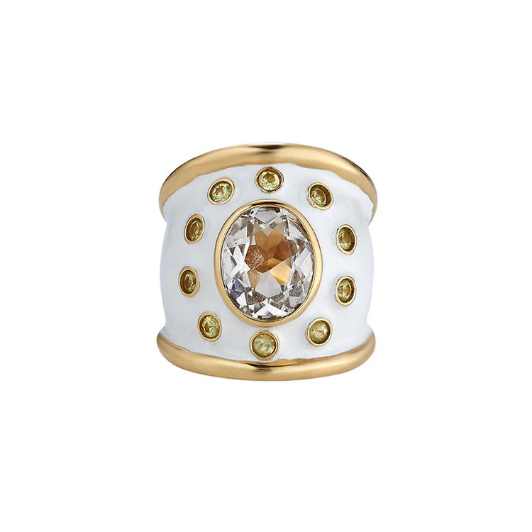 Ivory Cigar Band Ring | ASHA by ADM