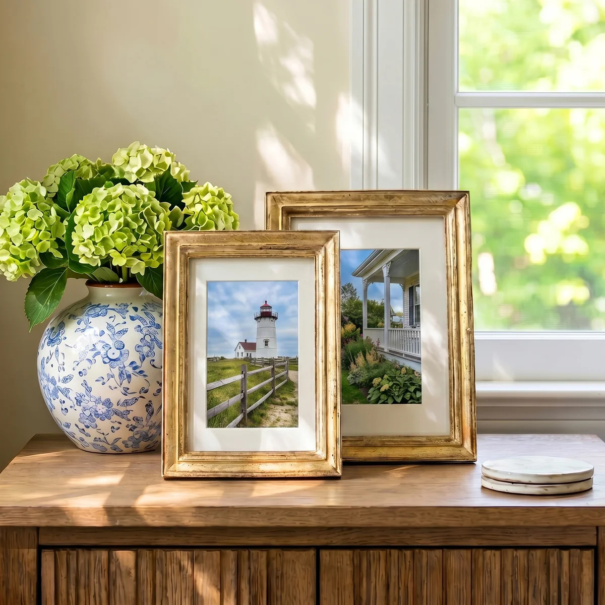 Abby Gold Beveled Picture Frame - Set of 2 | Wayfair North America