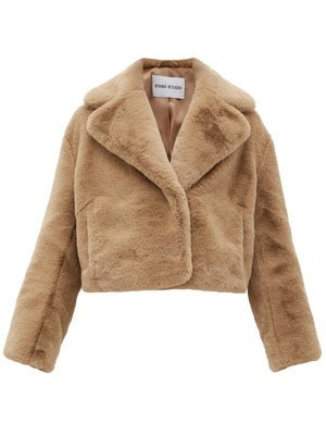 Janet faux-fur jacket  | Stand Studio | MATCHESFASHION UK | Matches (UK)