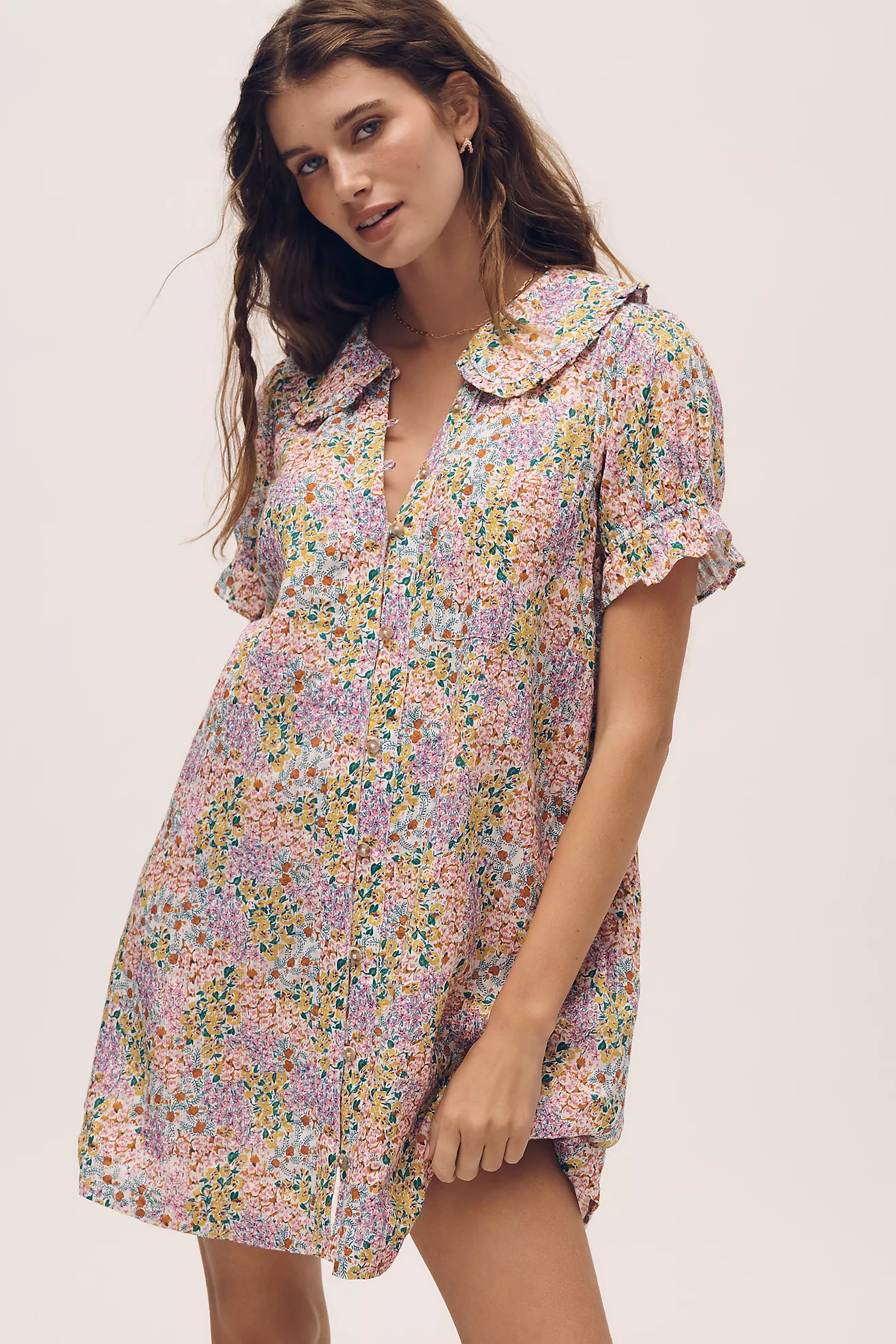 The Keira Mini Dress by Pilcro | Anthropologie (US)