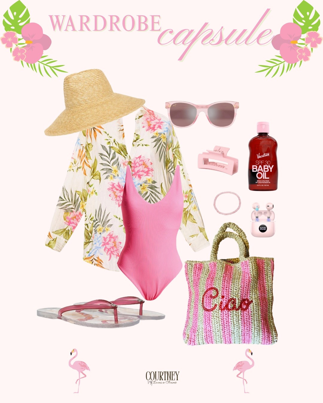 Tropical 🌴 vacation outfit look for women 40+ #bathingsuitstyleforvacation #hawaiianvacationessentials

#LTKTravel #LTKSwim #LTKOver40