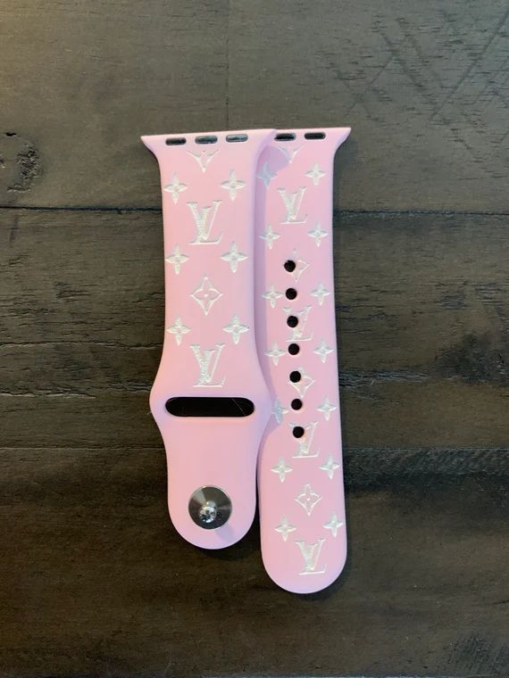 LV Silicone Apple Watch Band | Etsy (US)
