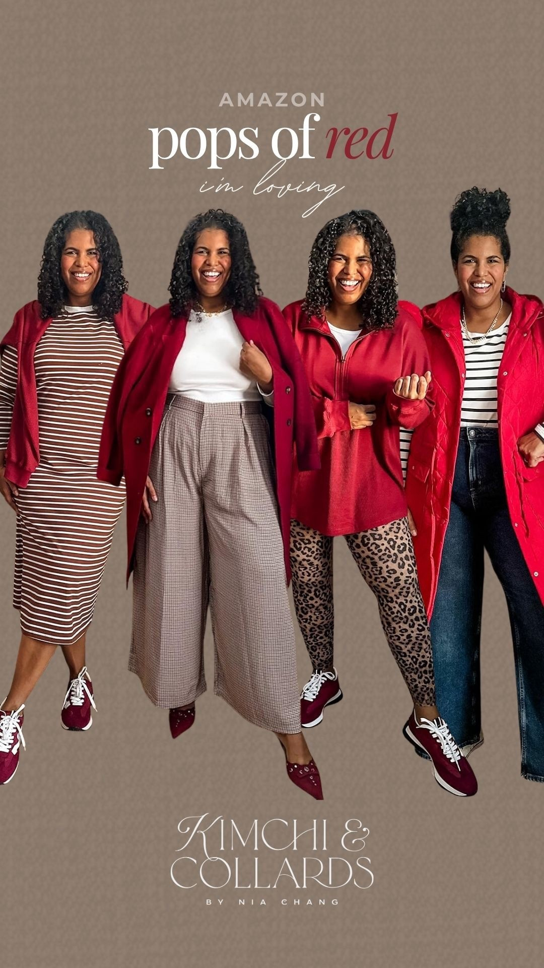 Amazon pops of red I'm loving! From casual everyday looks to work ready these pieces can carry you through the season  . 

#LTKStyleTip #LTKOver40 #LTKSeasonal