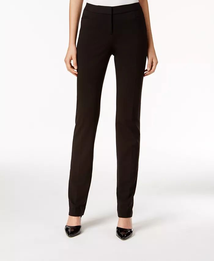 Alfani Petite Modern Straight-Leg Pants, Created for Macy's - Macy's | Macys (US)