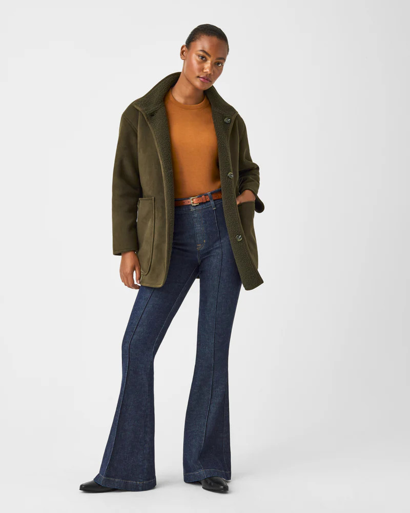 SPANX® Reversible Suede & Fleece Jacket | Spanx
