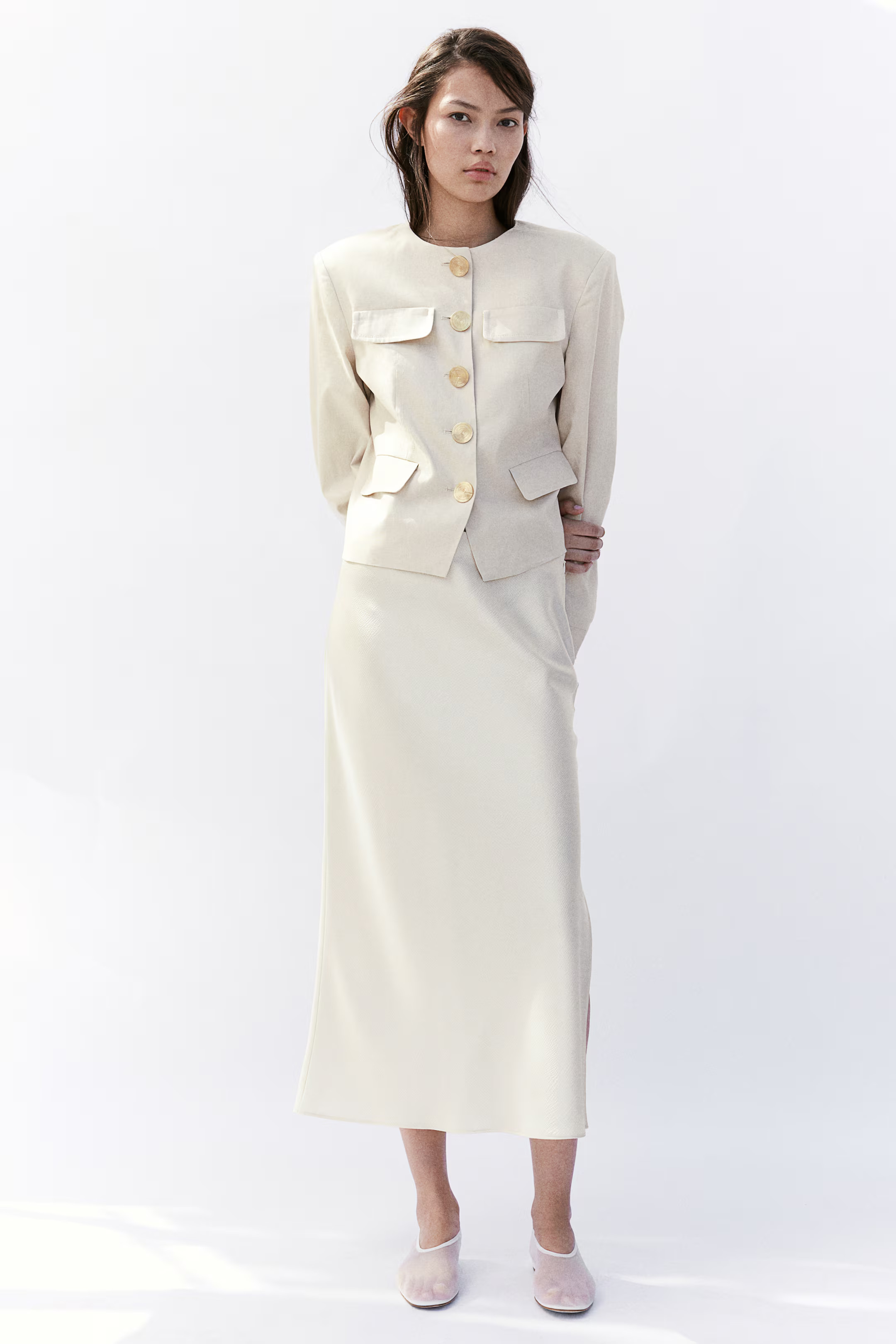 Rock aus Crêpe-Satin | H&M (DE, AT, CH, NL, FI)