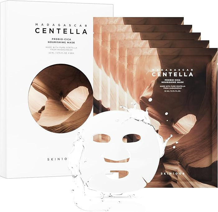 SKIN1004 Madagascar Centella Probio-Cica Nourishing Mask, Face Masks Skincare for Skin Barrier Su... | Amazon (US)