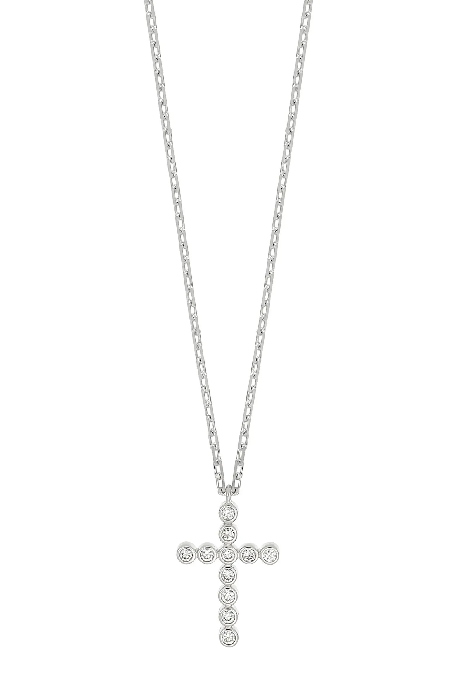 Bony Levy Audrey Diamond Cross Pendant Necklace | Nordstrom | Nordstrom