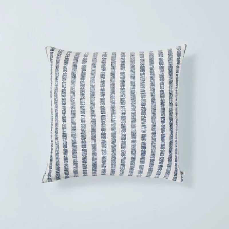 Vertical Texture Stripe Square Throw Pillow - Hearth & Hand™ with Magnolia | Target