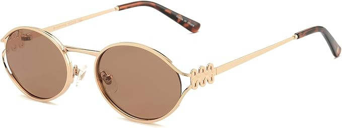 Retro Oval Sunglasses Womens Trendy 2026, Vintage Y2K Women's Shades Fashion 90s Sun Glasses UV P... | Amazon (US)