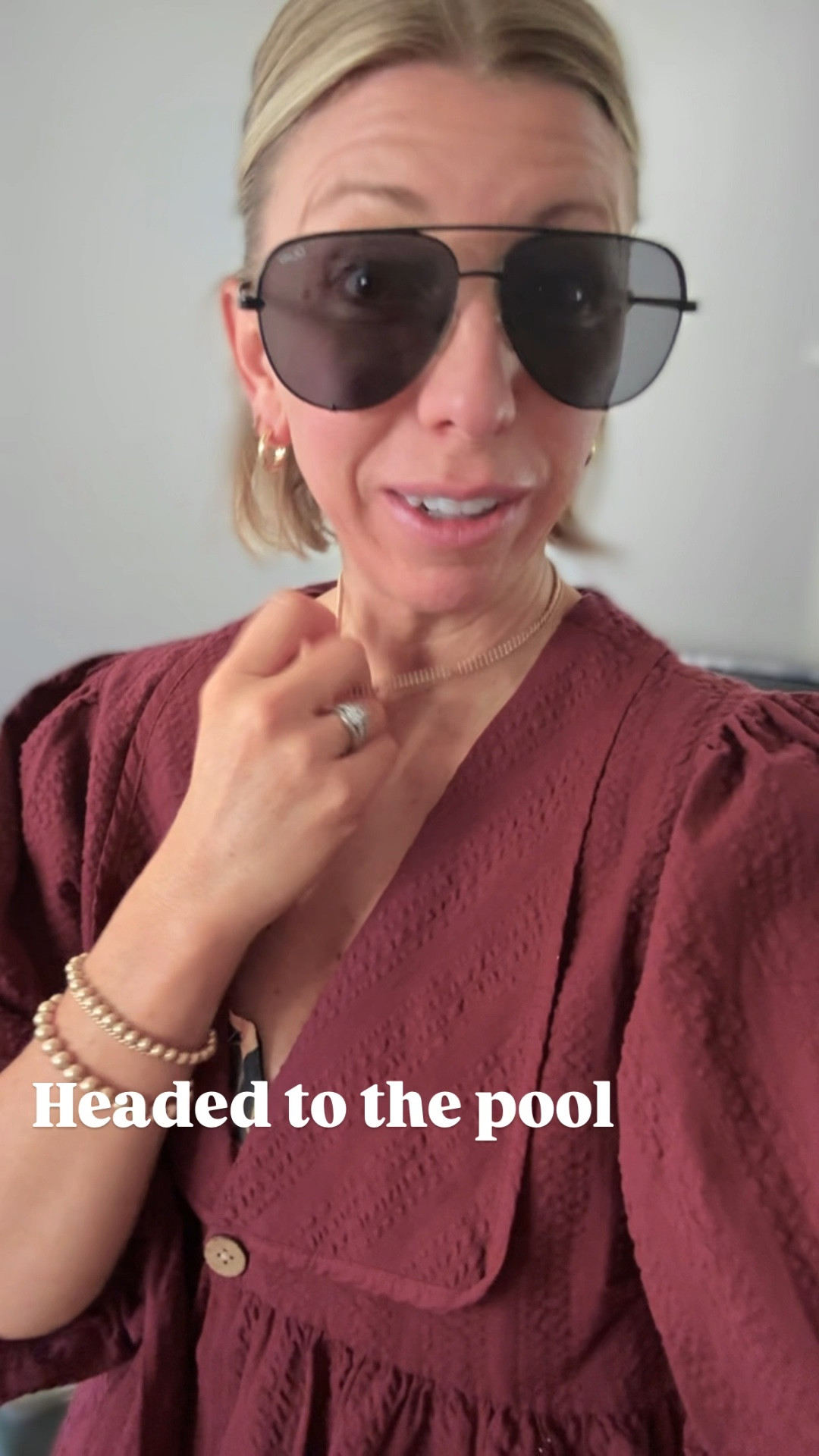 This cotton set is perfect as a cover up, but also works in place of a dress as resort wear! Wearing a size medium 

#LTKWatchNow #LTKOver40 #LTKFindsUnder100