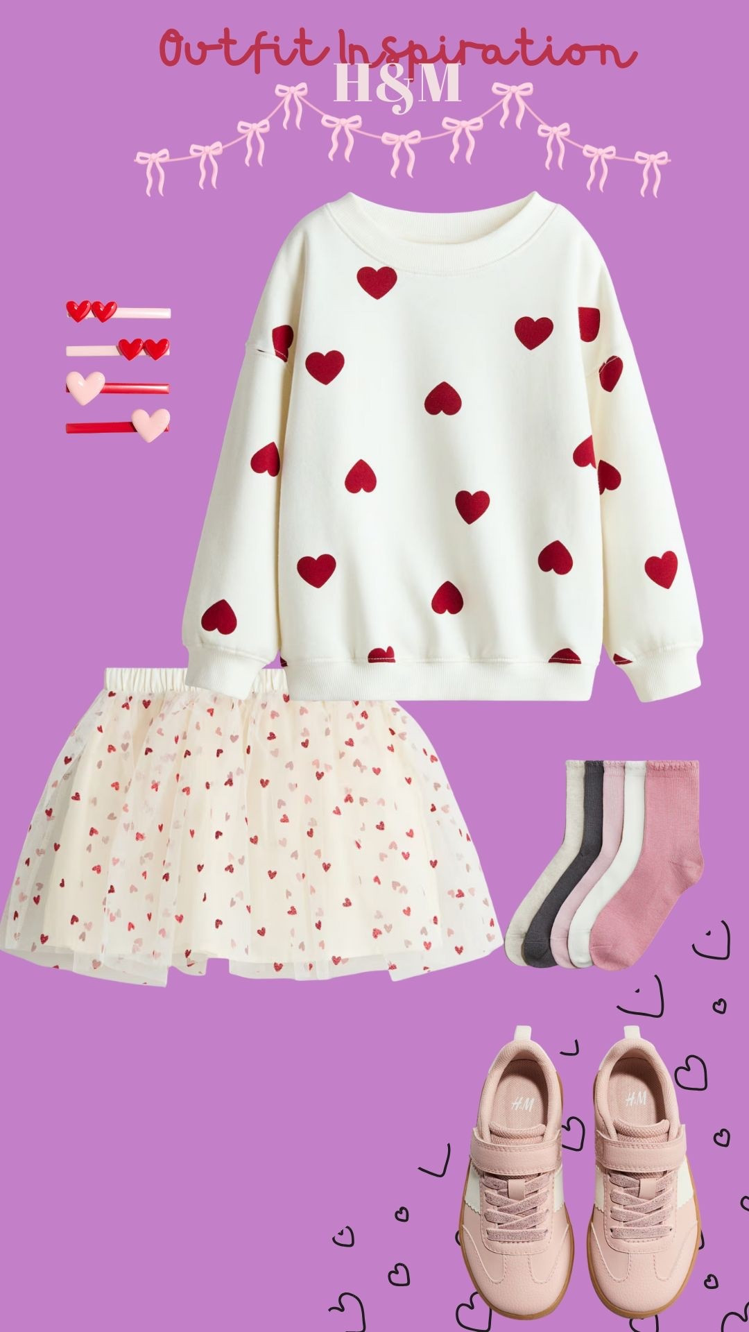 H&M Kids 
Valentine’s outfit inspiration ❤️
Little girls, Big girls 👧

#LTKValentine #LTKSaleAlert #LTKKids