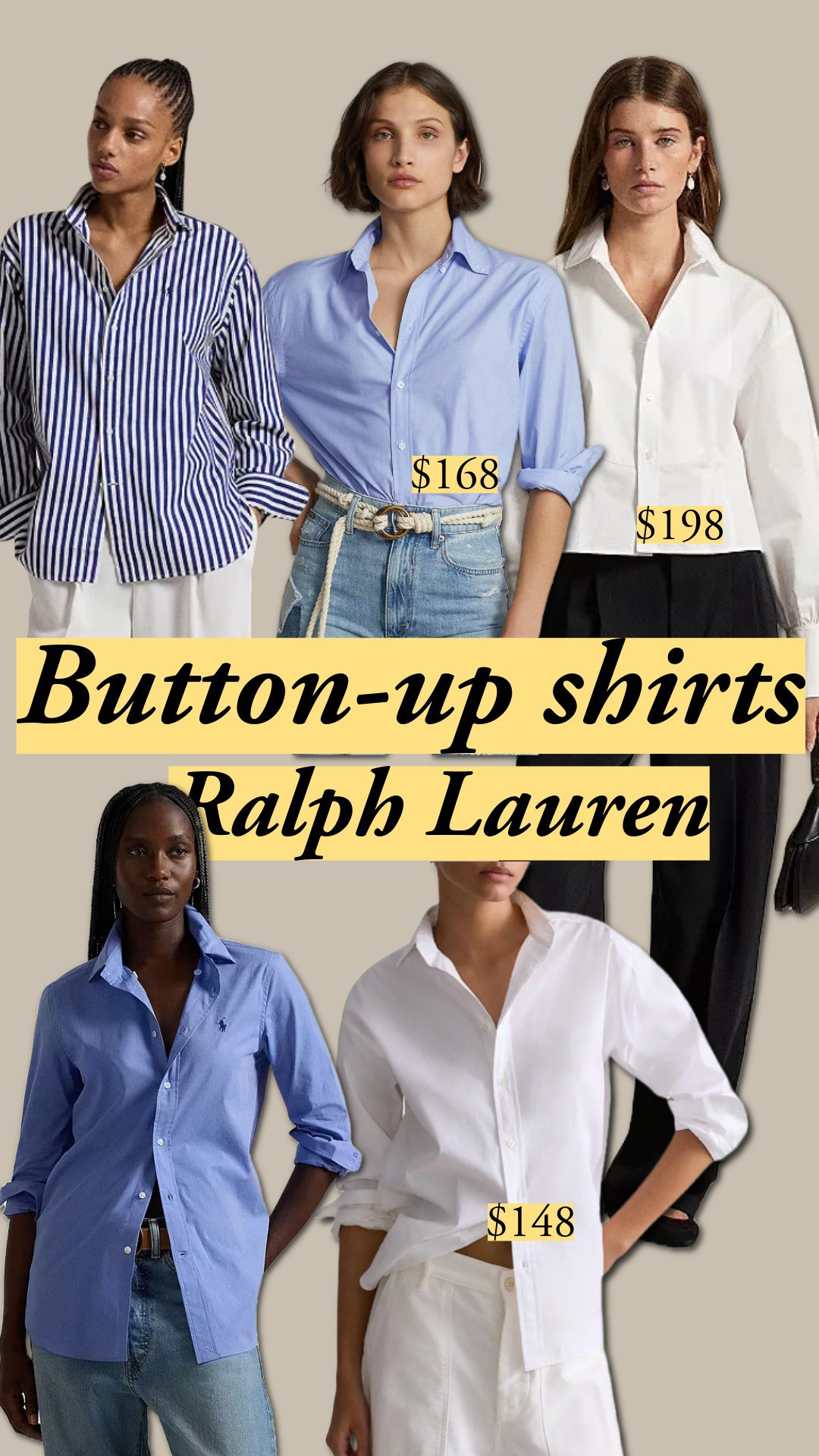 Polo Ralph Lauren | Striped Long Sleeve Cotton Shirt | Silk Long Sleeve Shirt | Crepe de Chine Shirt | Button up Shirt ✨

#LTKStyleTip #LTKFindsUnder100 #LTKWorkwear