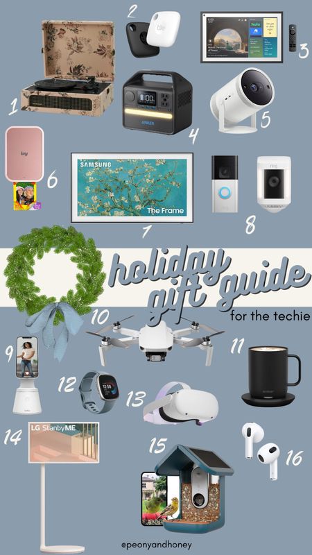 Shop these holiday Christmas gifts for the techie in your life!  These popular modern tech gifts will make anyone happy this holiday season!  #techgifts #christmasgifts #giftideas #giftguide #forthetechie #nerd #technology #christmasgiftideas #holidaygifting

#LTKGiftGuide #LTKhome #LTKHoliday