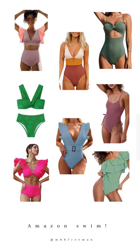 Amazon swim favorites #swim #swimsuits #onepiece #bikini