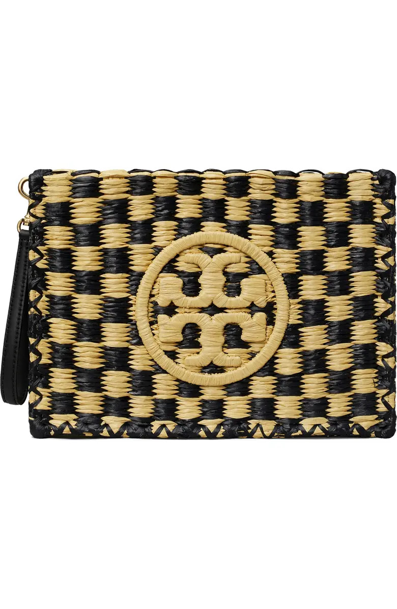 Ella Woven Raffia Wristlet | Nordstrom