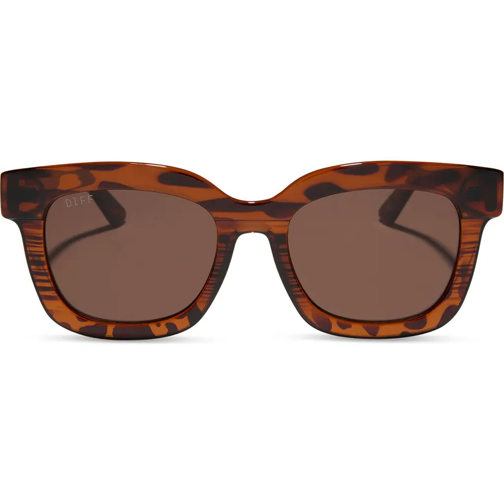 DIFF 56mm Makay Square Sunglasses in Mahogany Tort at Nordstrom Rack | Nordstrom Rack