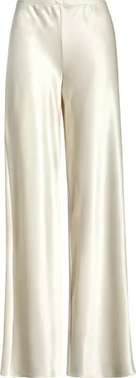 Gale High Waist Satin Pants | Nordstrom