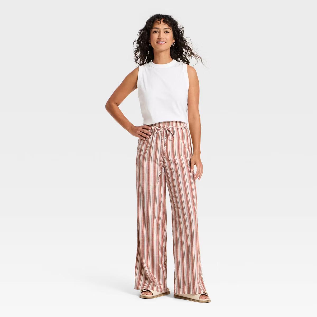 Women's Mid-Rise Wide Leg Palazzo Pants - Universal Thread™ | Target
