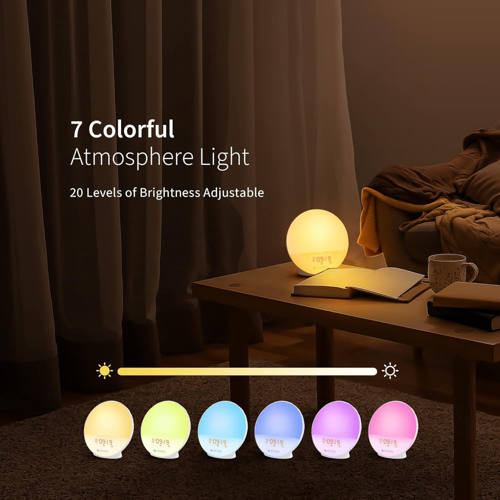 Sunrise alarm clock that I’ve been loving 🥹 so many setting options & has an app to make it easy ✨ currently on sale fam☀️

#LTKhome #LTKfindsunder50 #LTKsalealert