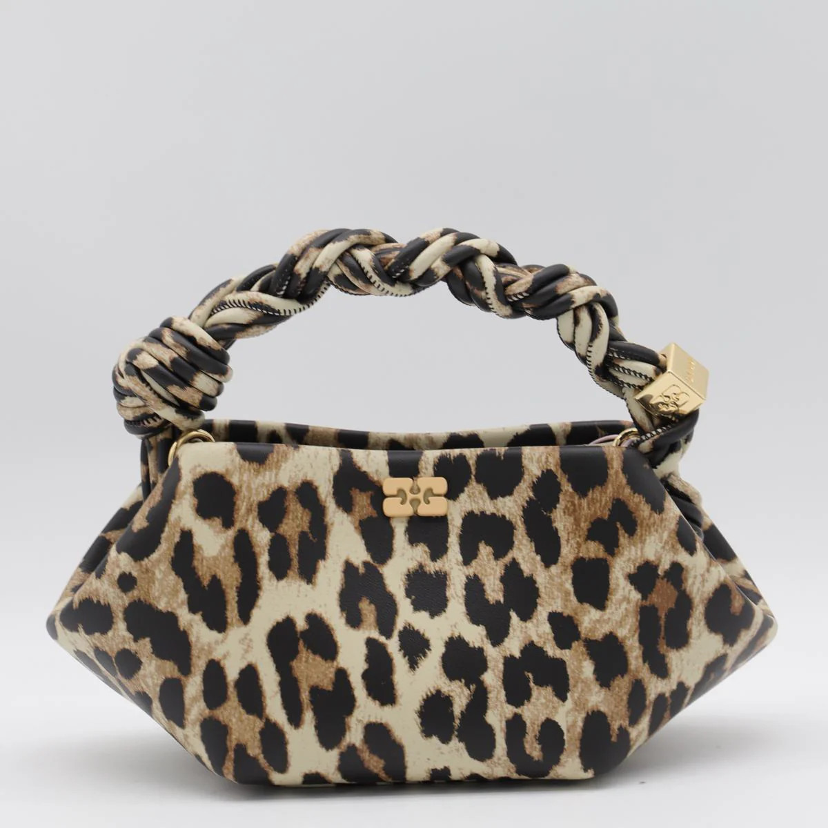 Ganni 'Bou Bag Mini Leopard' Handbag | Baltini