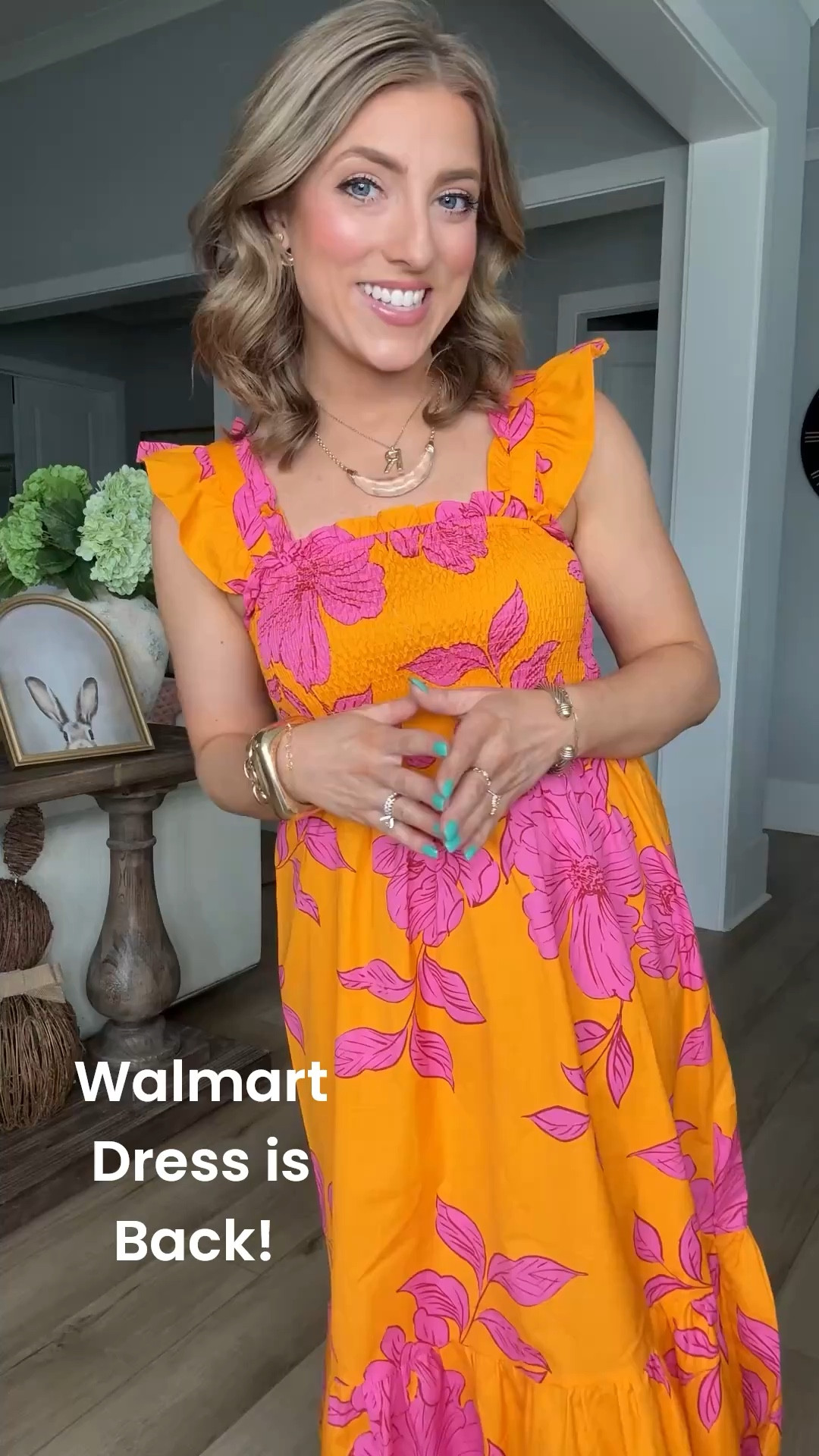 This dress is a SHOWSTOPPER 🌸🧡
The color combo alone had me…but the fit is just as good. This flowy floral midi on Walmart is lightweight, flattering, and perfect for vacations, brunch, Easter, or any spring event. Looks designer-level without the price tag.

#springdress #walmartfashion #floraldress #easteroutfit #vacationstyle #affordablefashion #colorfulstyle #momoutfit #ltkunder50 #dressseason

#LTKPetite #LTKootd