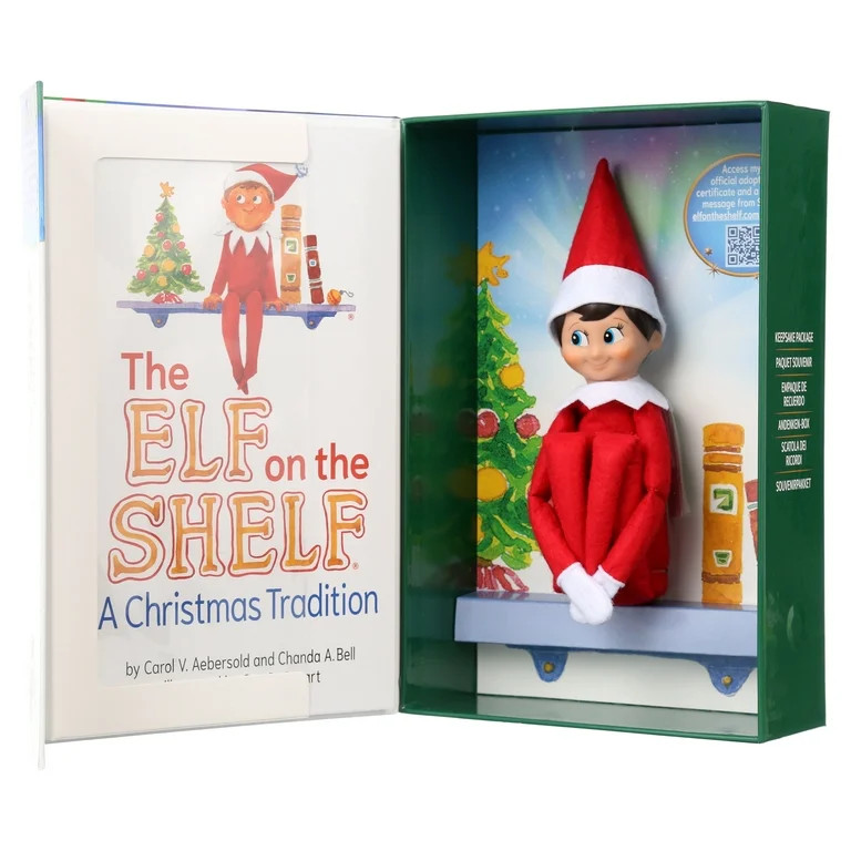 The Elf on the Shelf: A Christmas Tradition - Boy Scout Elf with Blue Eyes - Includes Artfully Il... | Walmart (US)