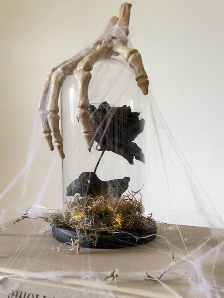 My DIY spooky chic Halloween cloche!
A super simple craft with minimal mess!! 🥀

#LTKhome #LTKHalloween #LTKSeasonal