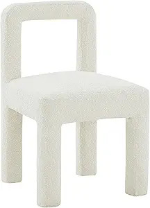 Tov Furniture Hazel Cream Boucle Dining Chair | Amazon (US)