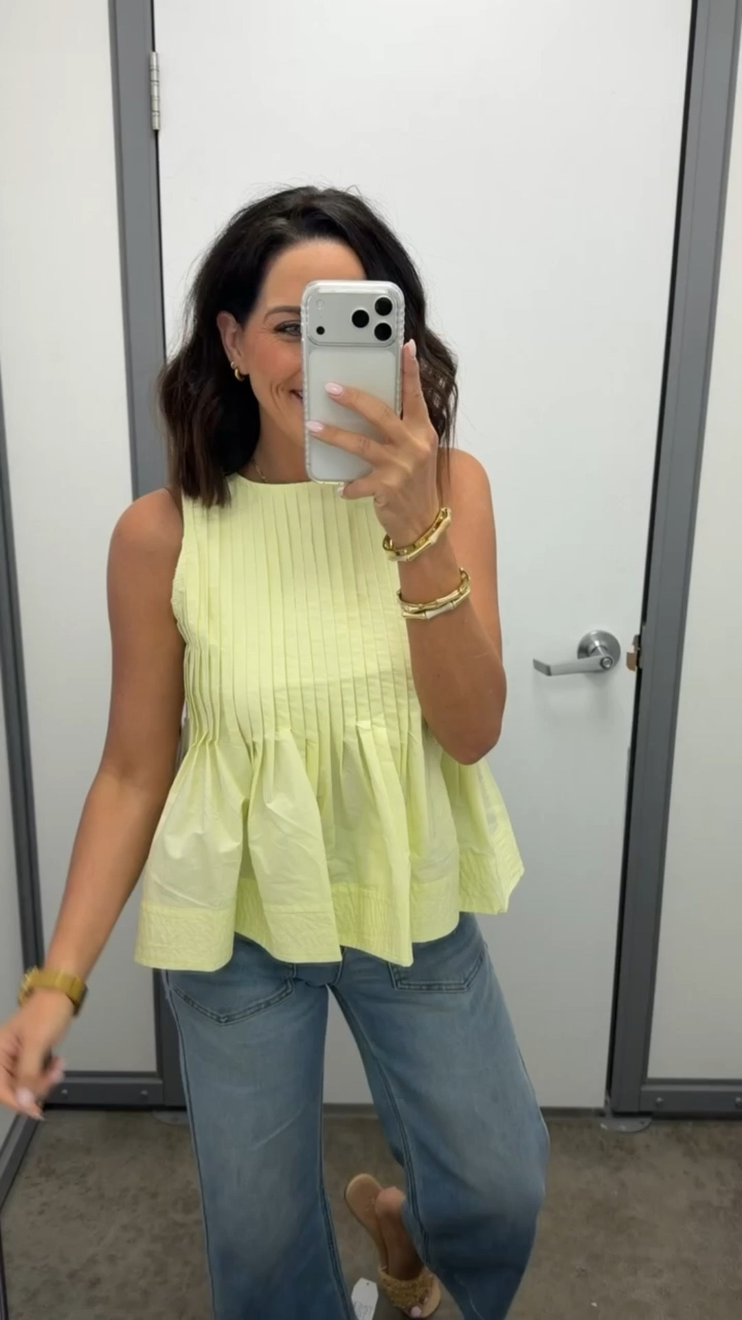 Such a cute top for spring and summer 💛 I love the soft yellow color and the flowy peplum style—it’s so flattering and easy to wear with jeans, shorts, or white denim. A great top that instantly brightens up an outfit. Wearing a XS!

Also y’all these are MY fav amazon jeans!! Love the pockets and fit of them! So good!

#ltkstyle #ltkfinds #springfashion #springtops #casualoutfit #everydaystyle #outfitideas #springoutfits #yellowtop #summerstyle

#LTKPetite #LTKmomlife