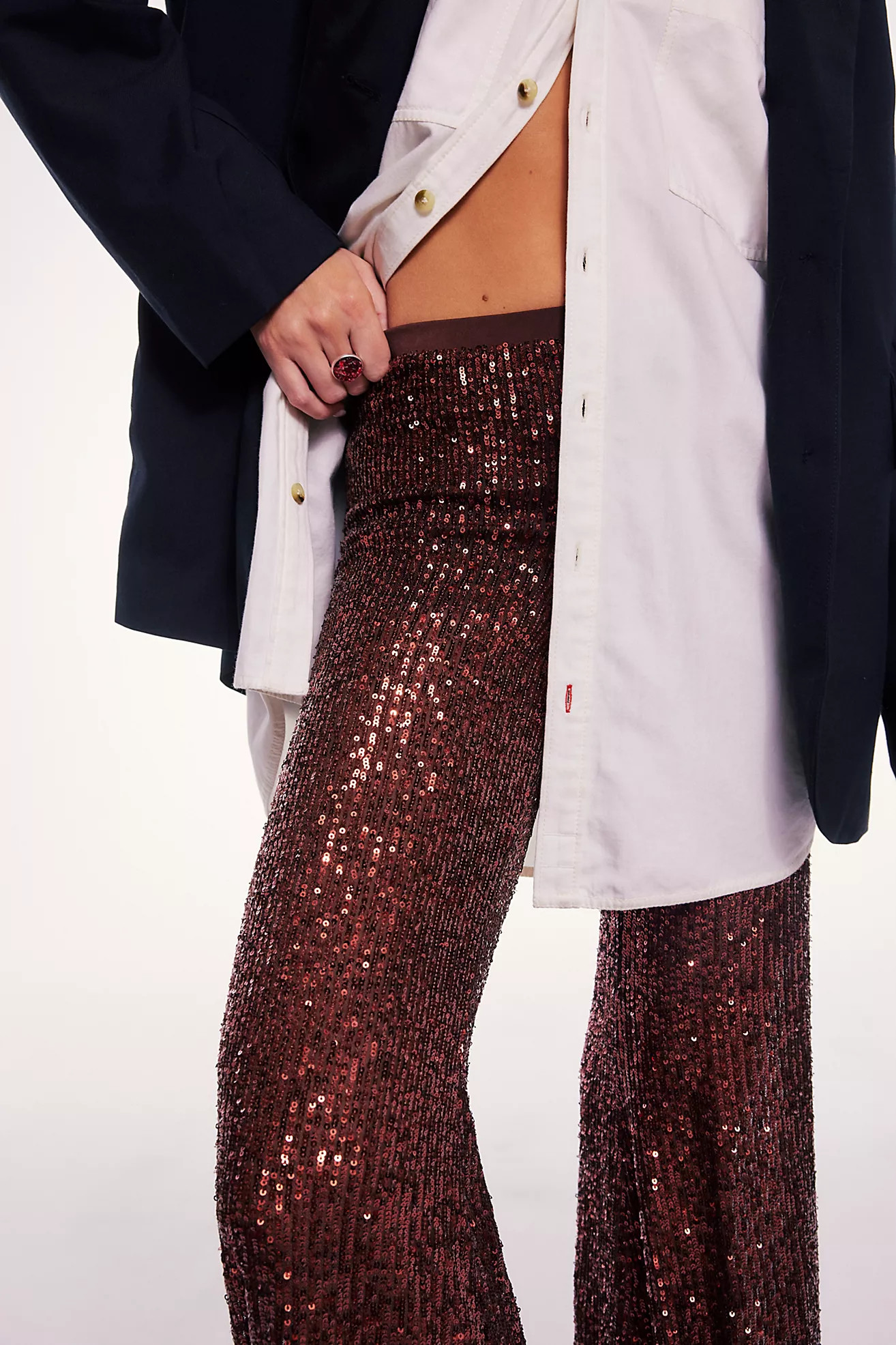 Nightcap Cleopatra Solid Flare Pants | Free People (Global - UK&FR Excluded)