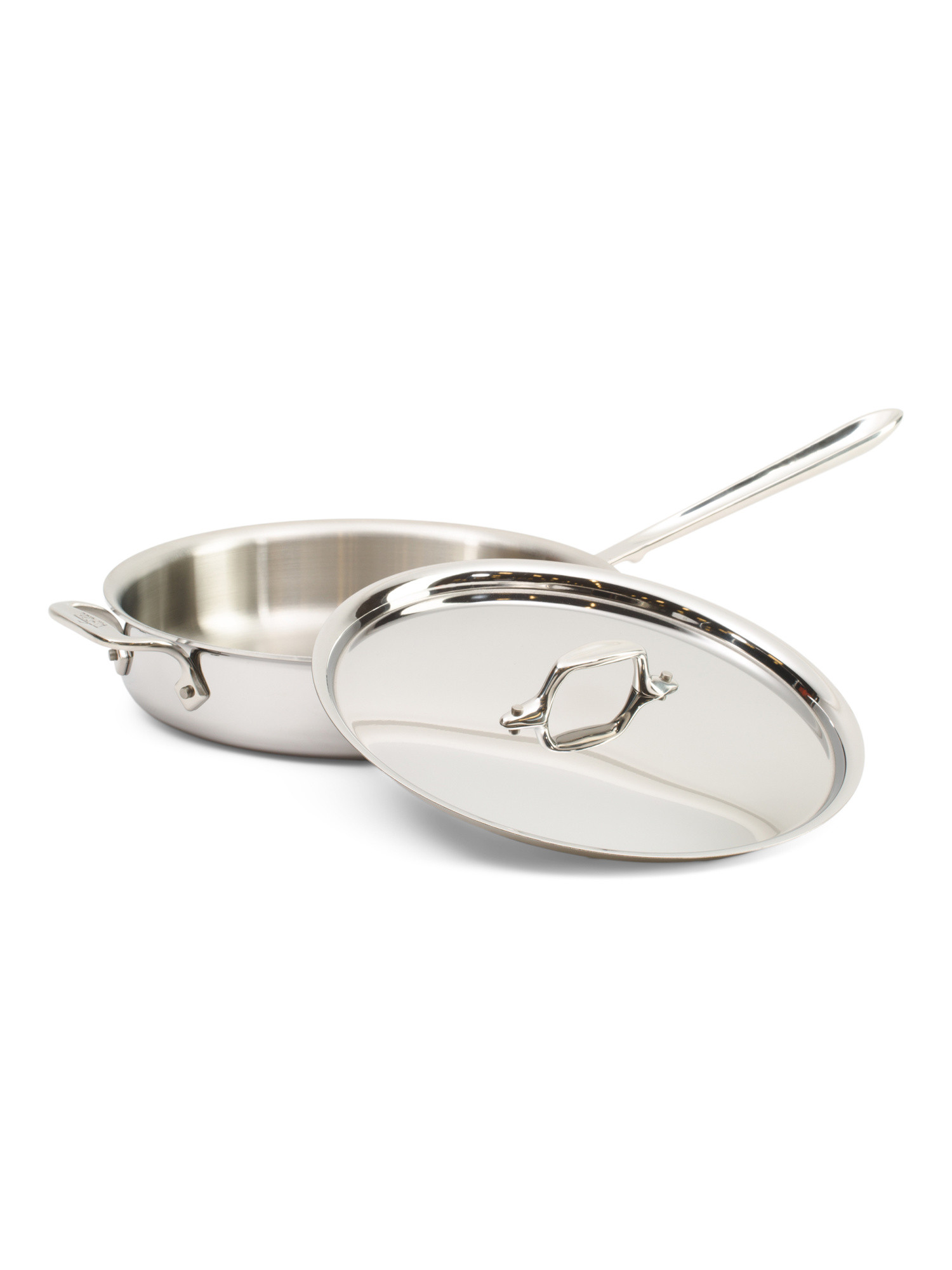 Made In Usa 3qt Tri-Ply Stainless Steel Saute Pan Slightly Blemished | Marshalls