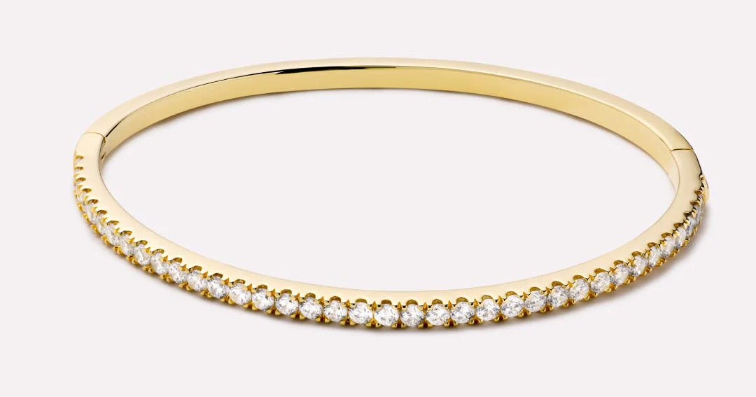 Gold Bangle Bracelet - Juliette | Ana Luisa