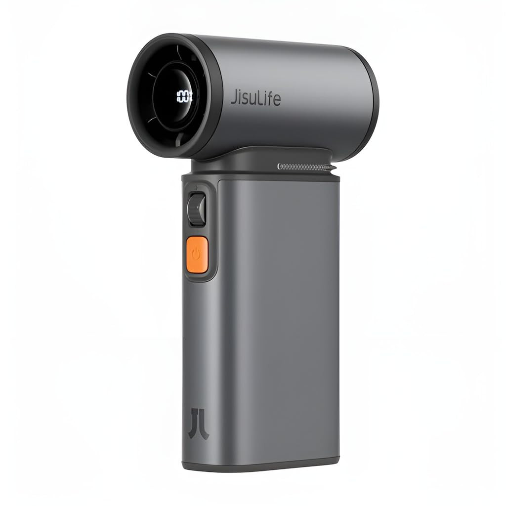 JISULIFE Portable Handheld Turbo Fan, 100 Speeds Adjustable Mini Personal Fan, 9000mAh USB Rechar... | Amazon (US)