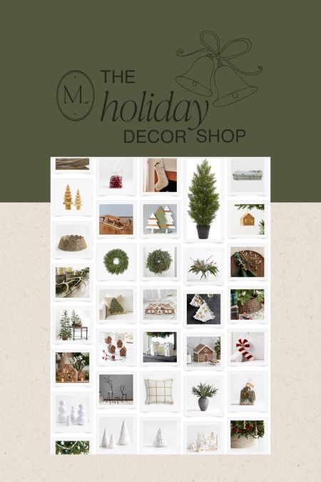 The Holiday Decor Shop is live ✨ Simply plan your season with a categorized, curated shop all in one place - saving you time and energy! Otherwise, don’t fret - holiday decor is on hold until after thanksgiving here 🤍 Shop via the link in bio on @megleonardco
•
•
•
Christmas decor, holiday decor, mantel decor, brass bells, trees, stockings, tree collar, candles 