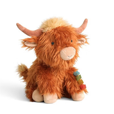 Itzy Ritzy Sweetie Snuggle Plush Stuffed Animal - Highland Cow | Target