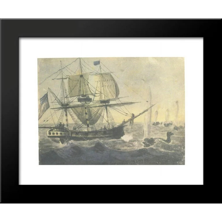 Cod fishing 20x24 Framed Art Print by Pavel Svinyin | Walmart (US)