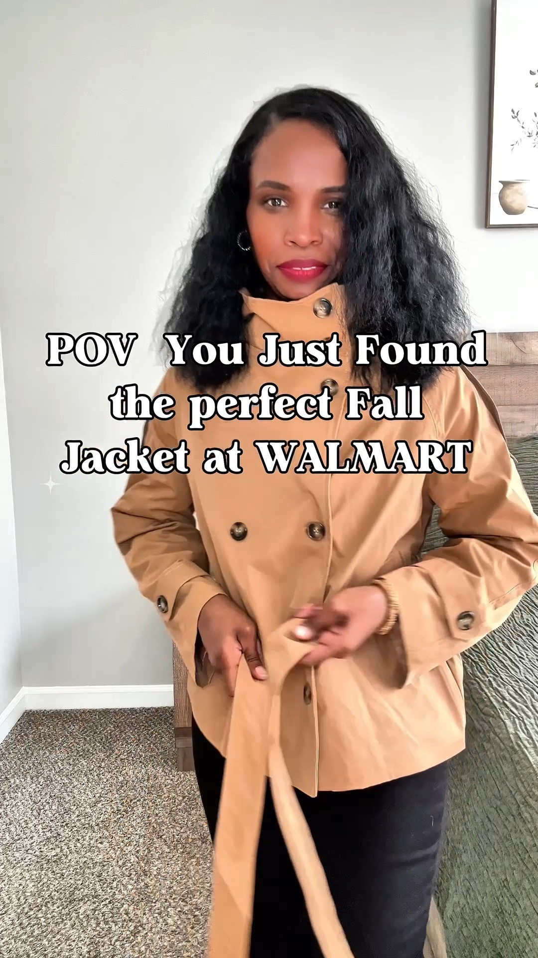 How perfect is this cropped trench jacket for fall.

#LTKgrwm #LTKootd #LTKOver40