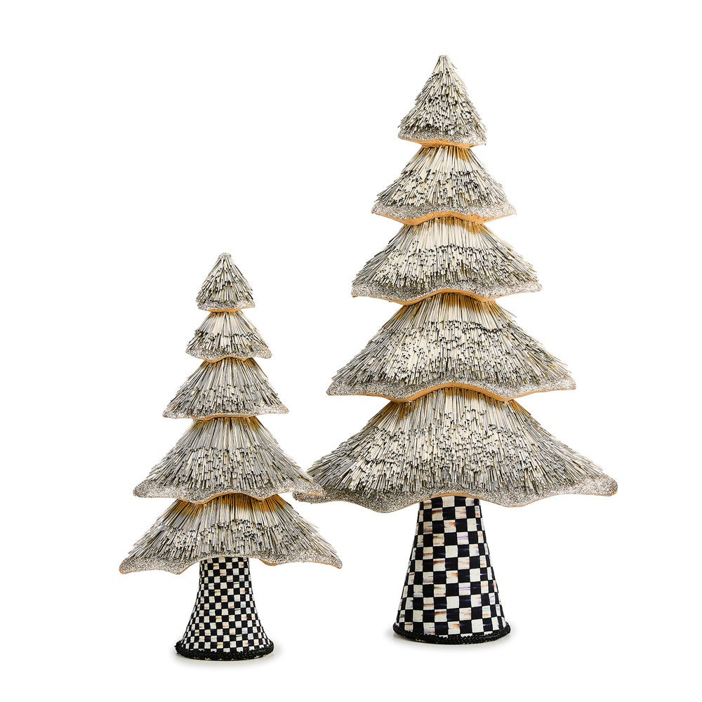 Courtly Noel Metallic Trees, Set of 2 | MacKenzie-Childs
