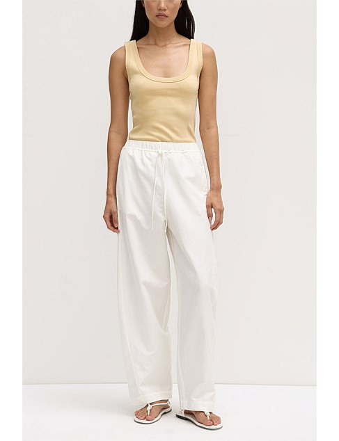 Assembly Label Loxley Cotton Blend Pant White | David Jones | David Jones (Australia & New Zealand)